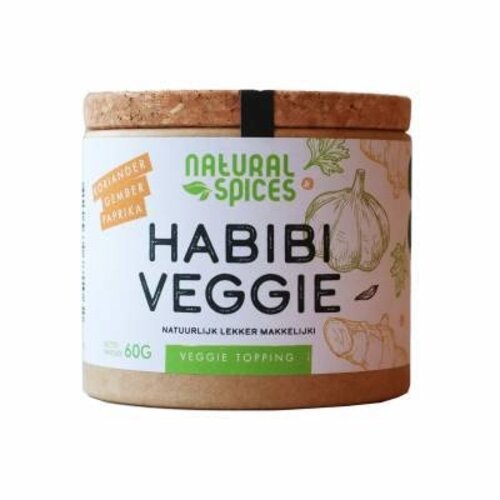 Natural Spices Habibi Veggie, kruiden topping - Natural Spices