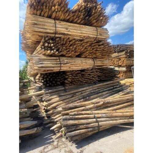 Duurzaam Hout Kastanje 3M. Ø 06/08 Duurzaam Hout Kastanje 3M. Ø 06/08
