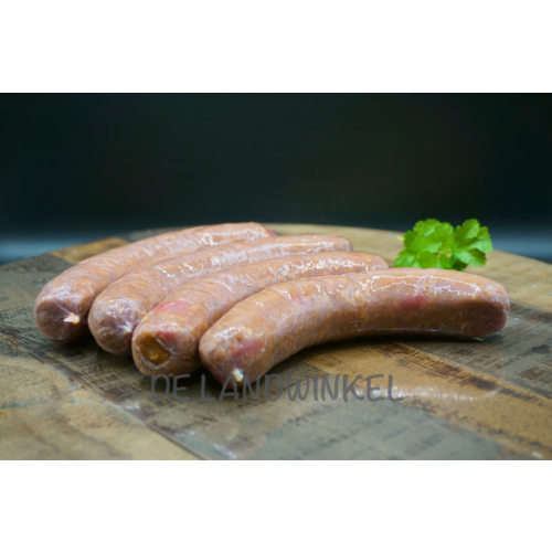 Limousin Rundvlees BBQ Worst 4st./500gr.