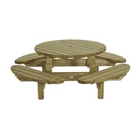 Picknicktafel rond 210x210