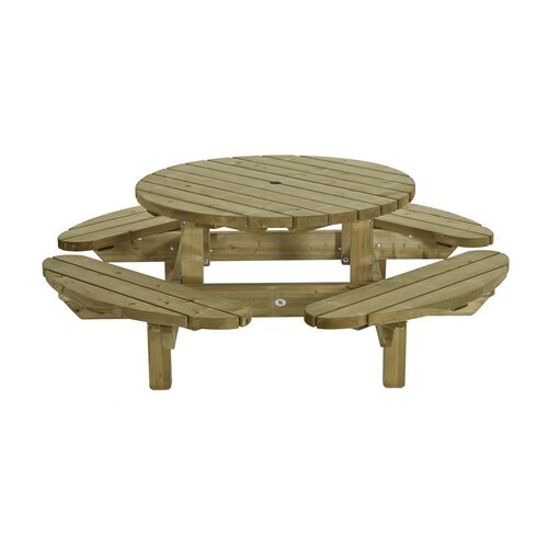Talen Staphorst Picknicktafel rond 210x210 Talen Staphorst Picknicktafel rond 210x210