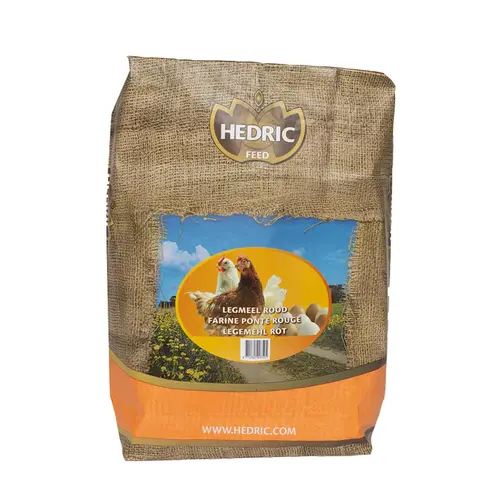 Hedric HEDRIC - Legmeel rood 20kg. Hedric HEDRIC - Legmeel rood 20kg.