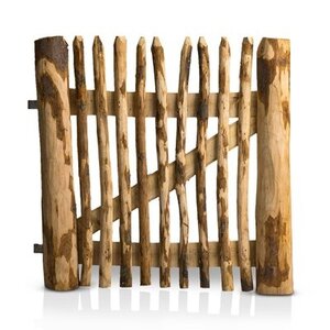 Duurzaam Kastanjehout Veldpoort 90x100cm. Duurzaam Kastanjehout Veldpoort 90x100cm.