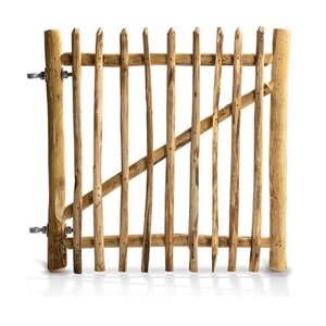 Duurzaam Kastanjehout Veldpoort 90x120cm. Duurzaam Kastanjehout Veldpoort 90x120cm.