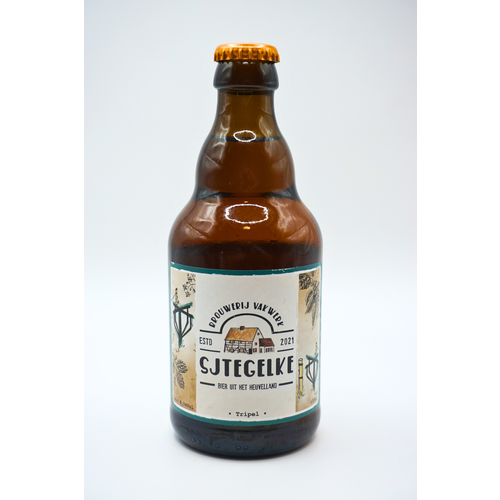 Brouwerij Vakwerk Sjtegelke Tripel - Brouwerij Vakwerk