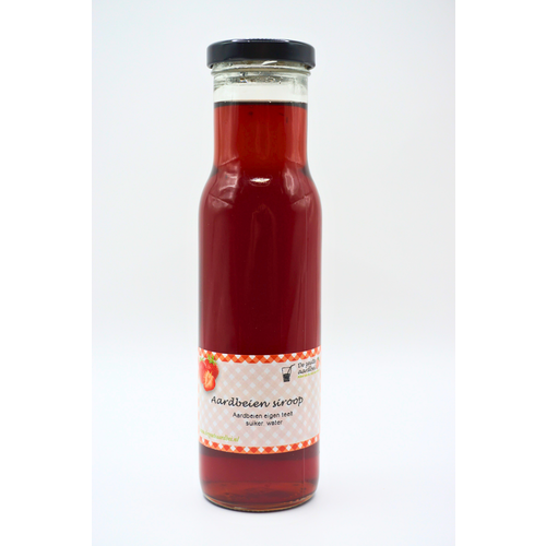 De Zeute Aardbei Aardbeien Siroop De Zeute Aardbei Aardbeien Siroop