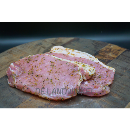 Varkenshoederij Kuusj Souvlaki lapjes 250gr. Varkenshoederij Kuusj Souvlaki lapjes 250gr.