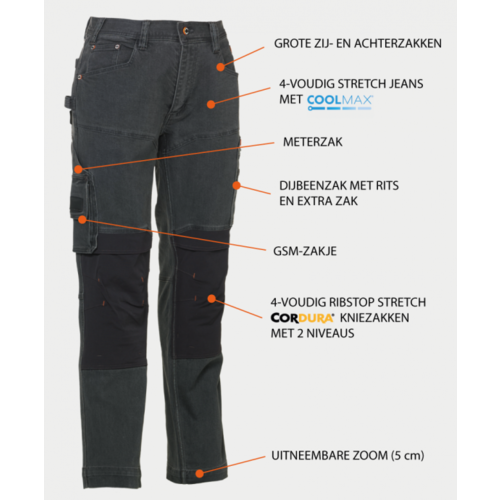 Herock Herock - Jeansbroek Sphinx