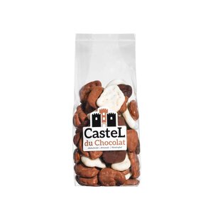 Castel du Chocolat Choco Bananenchips Gemengd
