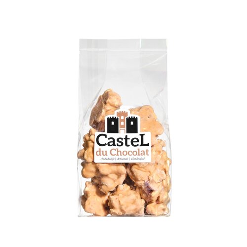 Castel du Chocolat Pindarotsjes Caramel Zeezout Castel du Chocolat Pindarotsjes Caramel Zeezout