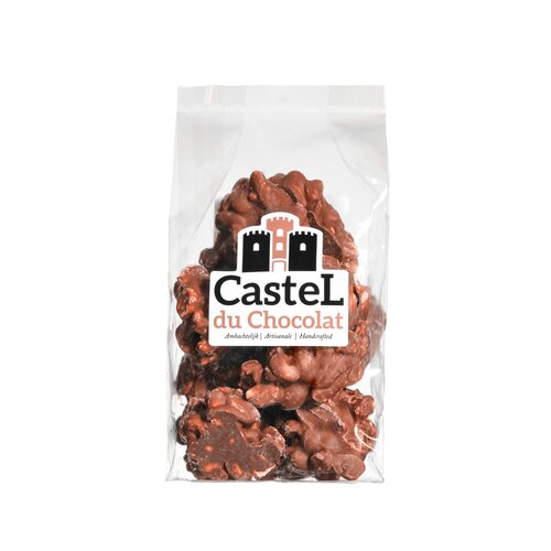 Castel du Chocolat Pindarotsjes Melk Castel du Chocolat Pindarotsjes Melk
