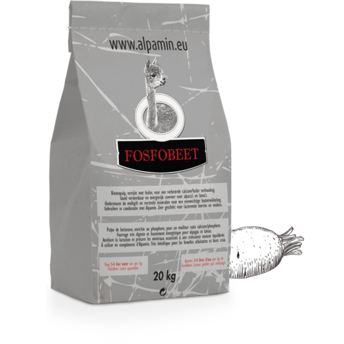 Alpamin Fosfobeet Aanvullend Alpacavoer 20kg.