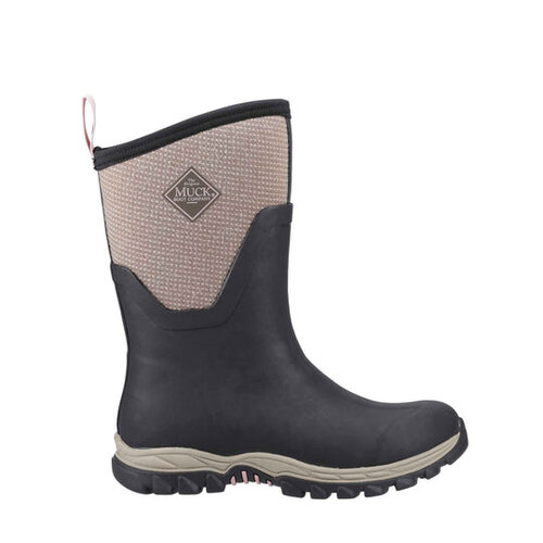 Muckboot Muckboot - Arctic Sport II Mid Zwart/Tweed - Dames