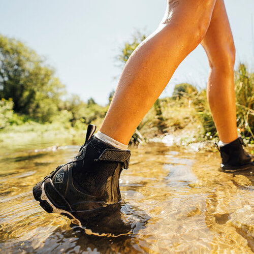 Muckboot Muckboot - Apex Zip Zwart/Wit - Dames