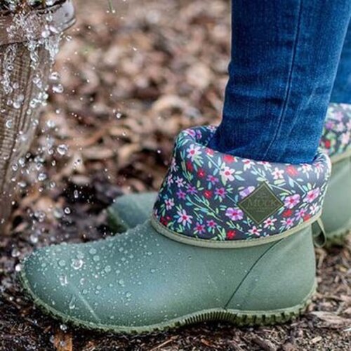 Muckboot Muckboot - Muckster II Mid Groen/Bloemen - Dames