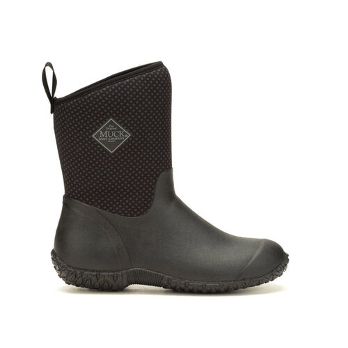 Muckboot Muckboot - Muckster II Mid Zwart/Rozen - Dames