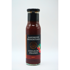 Jambrouwerij Dessertsaus Aardbei Jambrouwerij Dessertsaus Aardbei