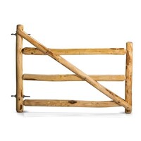 Rondhout Poort 200cm.