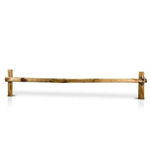 Duurzaam Kastanjehout Kastanje Afsluitboom 400cm. Duurzaam Kastanjehout Kastanje Afsluitboom 400cm.