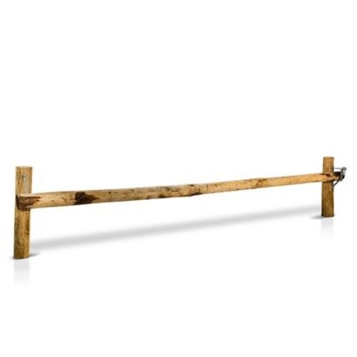 Duurzaam Kastanjehout Kastanje Afsluitboom 400cm. Duurzaam Kastanjehout Kastanje Afsluitboom 400cm.