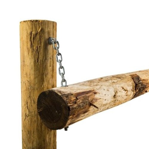 Duurzaam Kastanjehout Kastanje Afsluitboom 400cm. Duurzaam Kastanjehout Kastanje Afsluitboom 400cm.