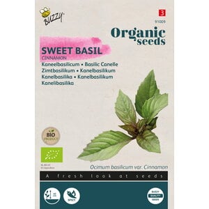 Buzzy Organic Kaneel Basilicum - Organic Buzzy BIO