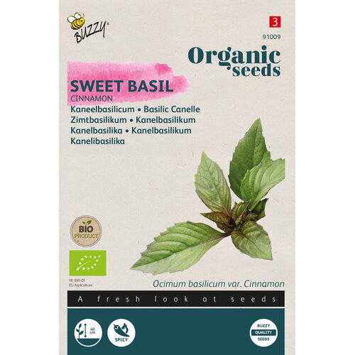 Buzzy Organic Kaneel Basilicum - Organic Buzzy BIO Buzzy Organic Kaneel Basilicum - Organic Buzzy BIO