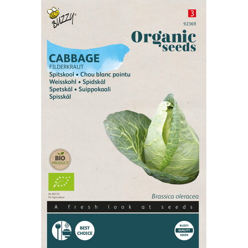 Buzzy Organic Organic Spitskool Filderkraut Buzzy Organic Organic Spitskool Filderkraut