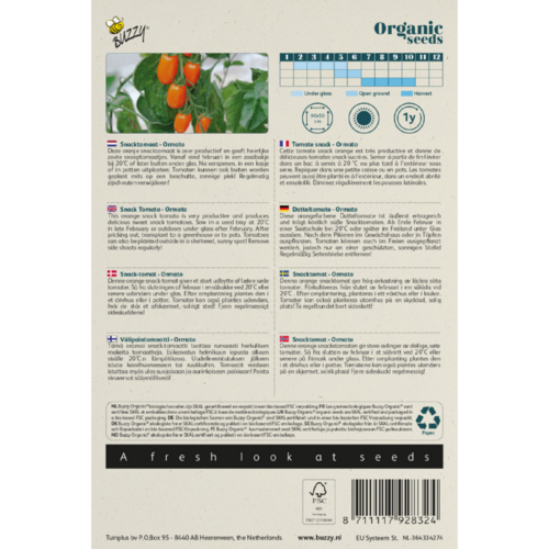 Buzzy Organic Snacktomaat Ormato - Organic Buzzy BIO