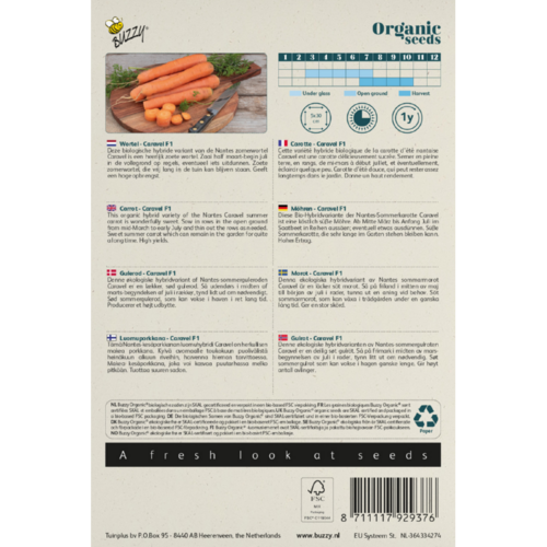 Buzzy Organic Buzzy Organic Organic Wortel Caravel F1