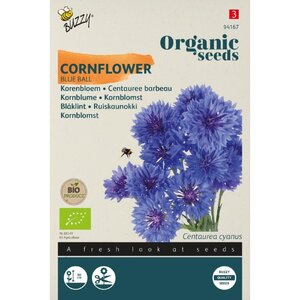 Buzzy Organic Korenbloem Blue Ball (BIO)