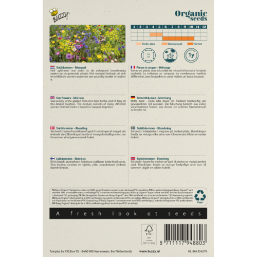 Buzzy Organic Snijbloemenmengsel - Buzzy Organic (BIO)