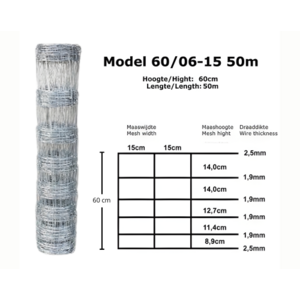 De Landwinkel 60/6-15 Licht - Schapengaas