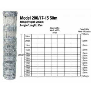 De Landwinkel 200/17-15 Licht - Schapengaas