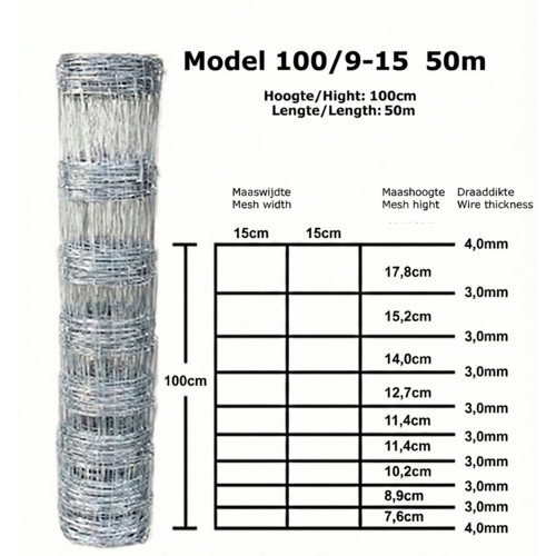De Landwinkel 100/9-15 Zwaar - Schapengaas