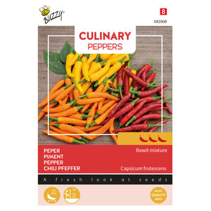 Buzzy Organic Rawit Mix - Geel / Rood / Oranje - Peper