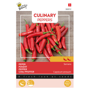 Buzzy Organic Serrano - Peper - Culinary Peppers
