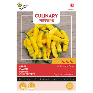 Buzzy Organic Hot Lemon Drop Aji - Peper - Culinary Peppers