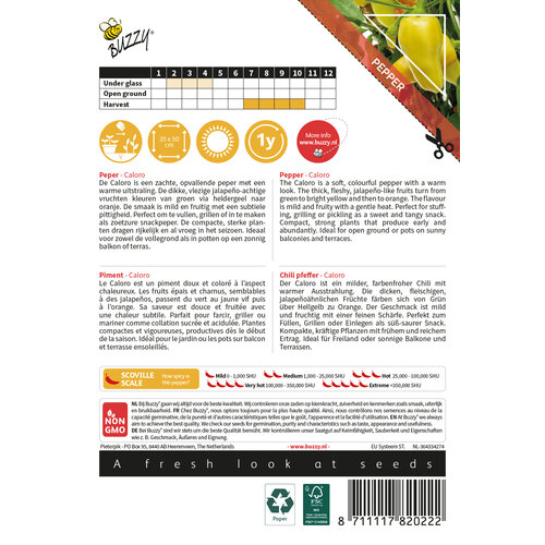 Buzzy Organic Caloro - Peper - Culinary Peppers