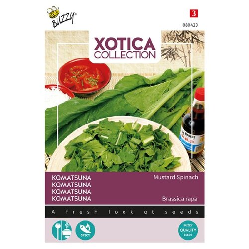 Buzzy Organic Komatsuna of Mosterdspinazie - Xotica