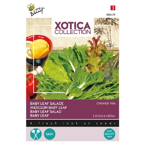 Buzzy Organic Salade Oriental Baby Leaf Mix - Xotica