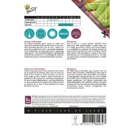 Buzzy Organic Sopropo of Balsampeer - Xotica - Exotische Groenten