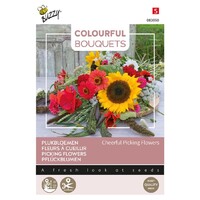 Cheerfull Picking Flowers - Colourful Bouquets