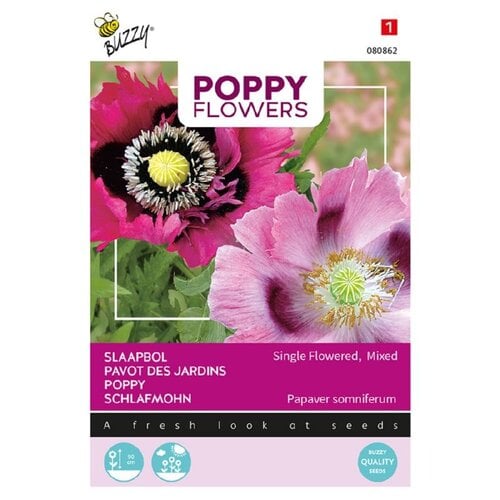 Buzzy Organic Papaver Slaapbol - Poppy Flowers