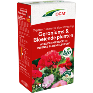 DCM Geraniums & Bloeiende Planten - Meststof DCM Geraniums & Bloeiende Planten - Meststof