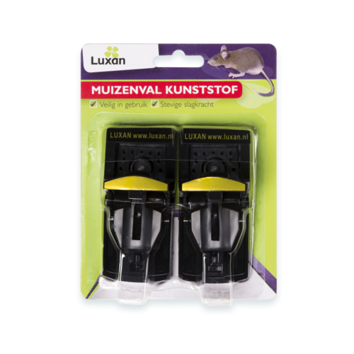 Luxan Luxan - Muizenval Kunststof - 2st. Luxan Luxan - Muizenval Kunststof - 2st.