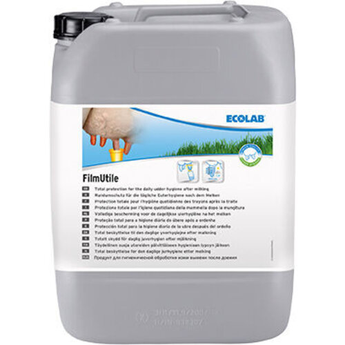 Ecolab Ecolab - Film-Utile 21 kg | Filmvormend Dipmiddel met Melkzuur Ecolab Ecolab - Film-Utile 21 kg | Filmvormend Dipmiddel met Melkzuur