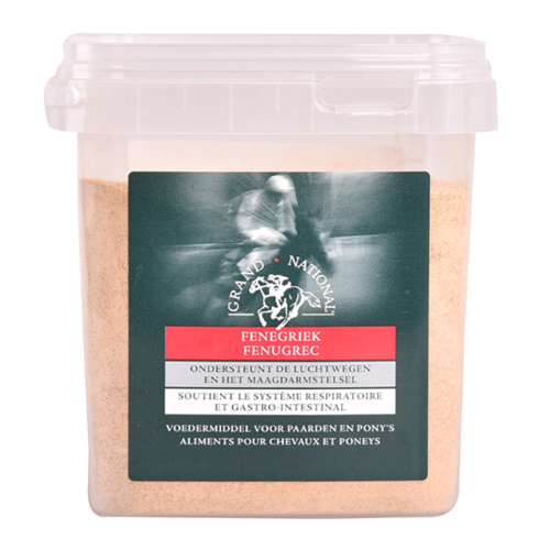 Grand National Grand National Fenegriek 1,5 kg | Natuurlijk Supplement voor Paarden Grand National Grand National Fenegriek 1,5 kg | Natuurlijk Supplement voor Paarden