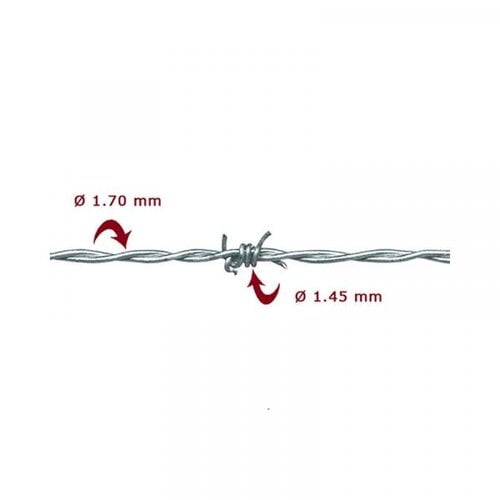 Betafence Motto Puntdraad 500mtr. - Betafence Betafence Motto Puntdraad 500mtr. - Betafence