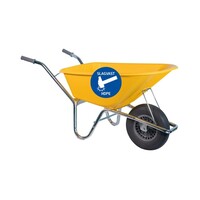 Bouwkruiwagen Softwiel 100ltr. Basic HDPE